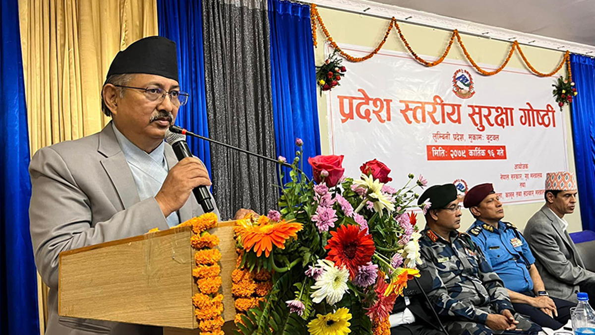 प्रतिगमनकारी शक्ति र राजावादी शक्ति फेरी सल्बलाउन थाले : गृहमन्त्री खाण